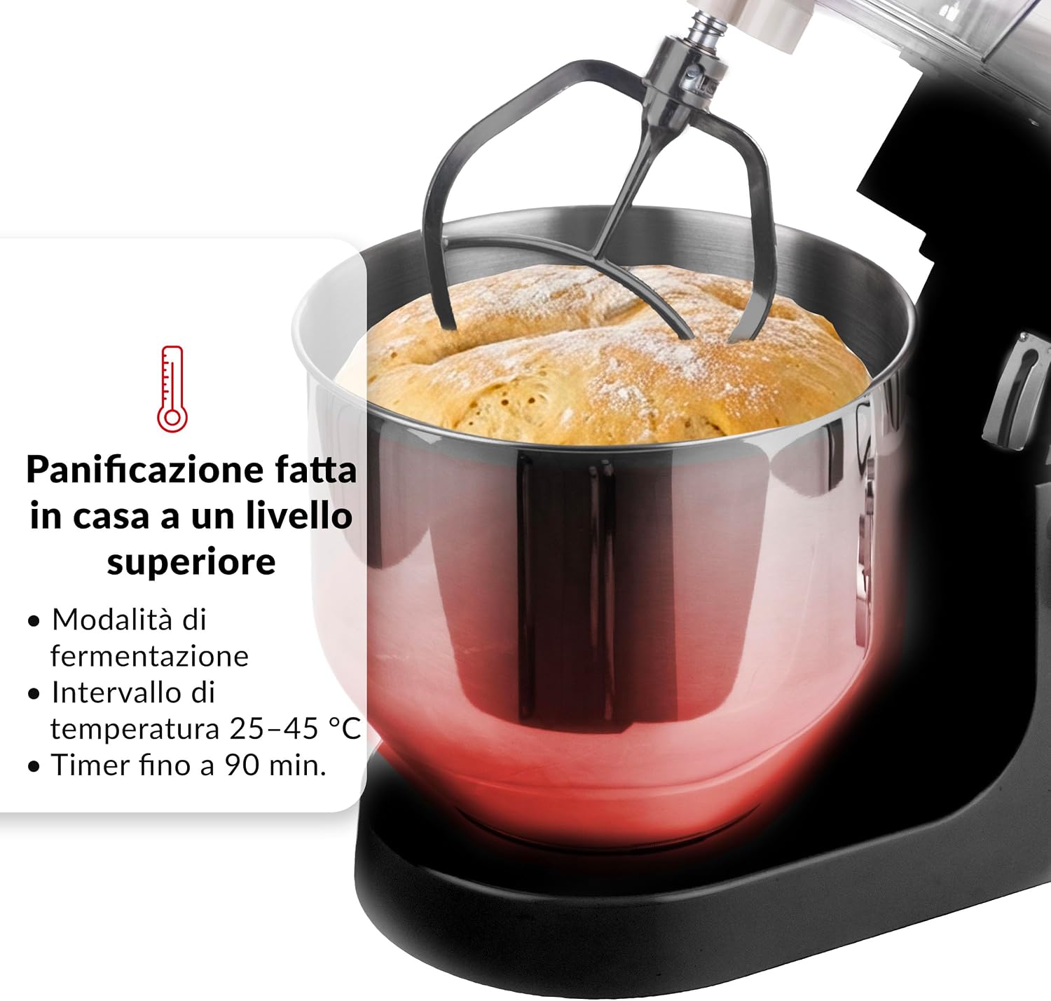 LEHMANN Teyles mixer with heated bowl for dough fermentation