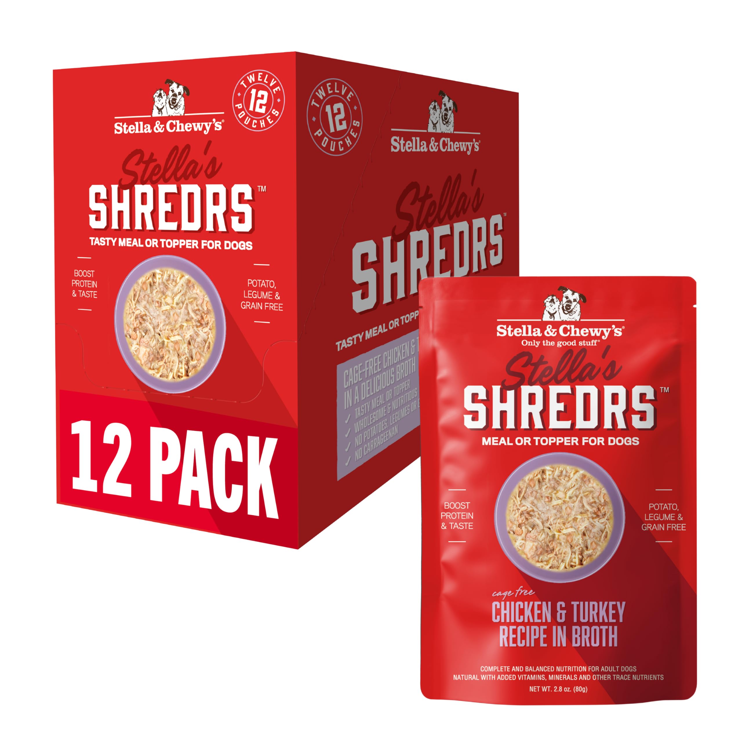 Stella and Chewy Shredrs Pouches