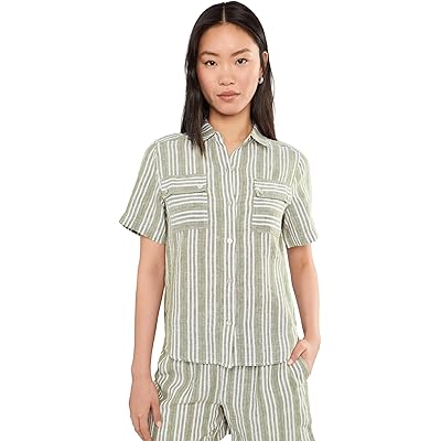 Tommy Bahama Beach Breeze Short Sleeve Utility Shirt sea clay