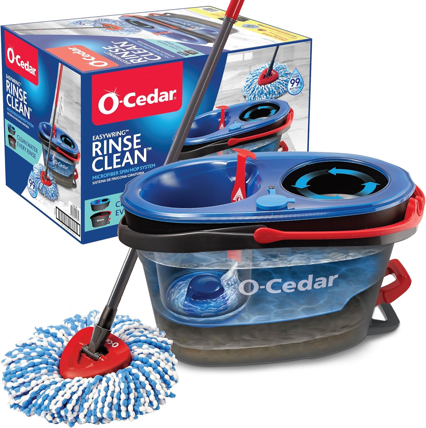 O-Cedar RinseClean Spin Mop