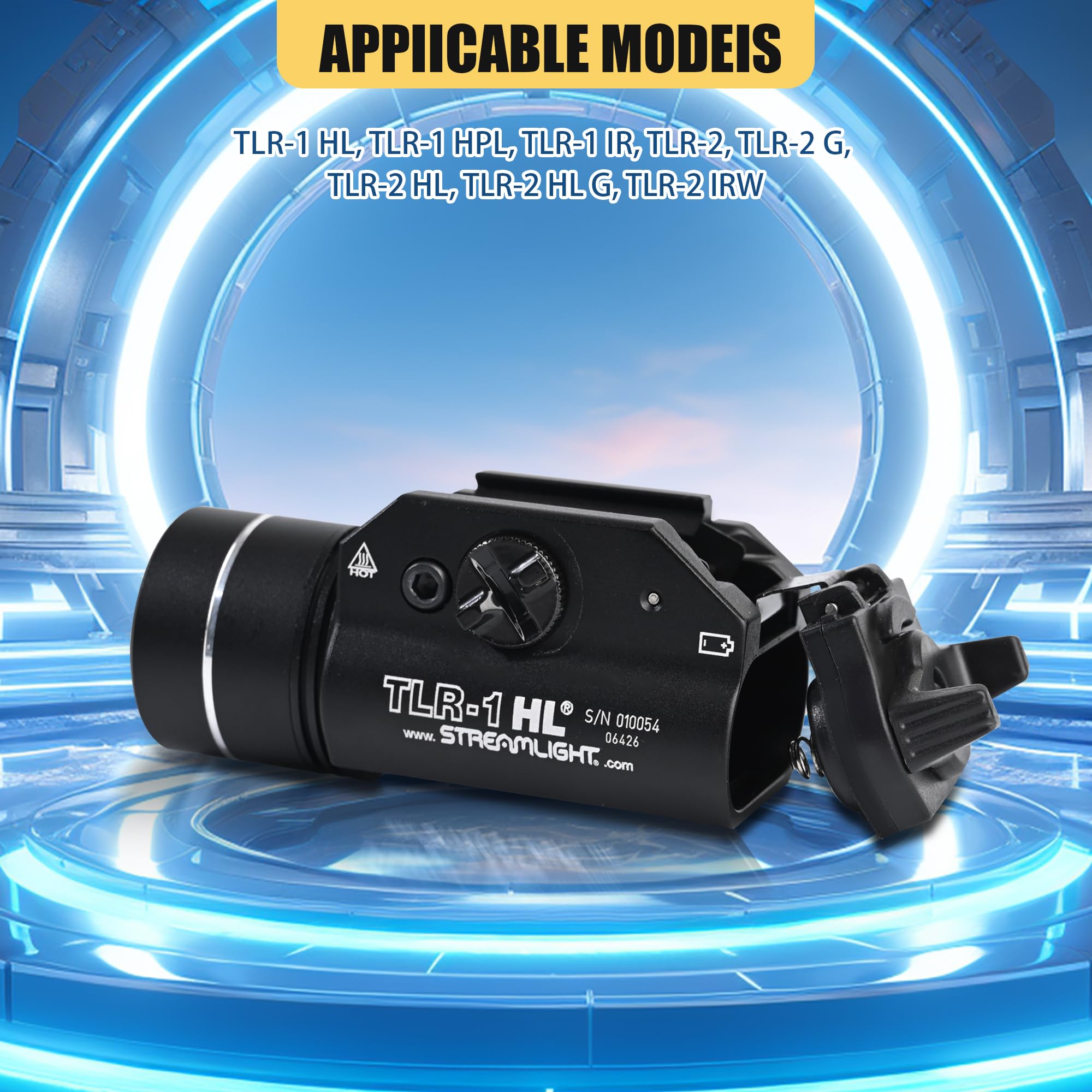 Amazon.co.jp: TLR-1 & TLR-2 バッテリードアスイッチ 691136 懐中電灯