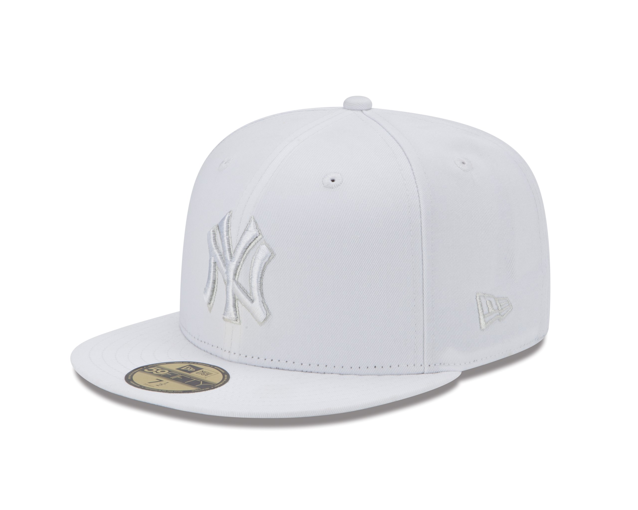 MLB New York Yankees White & Gray 59Fifty Fitted Cap