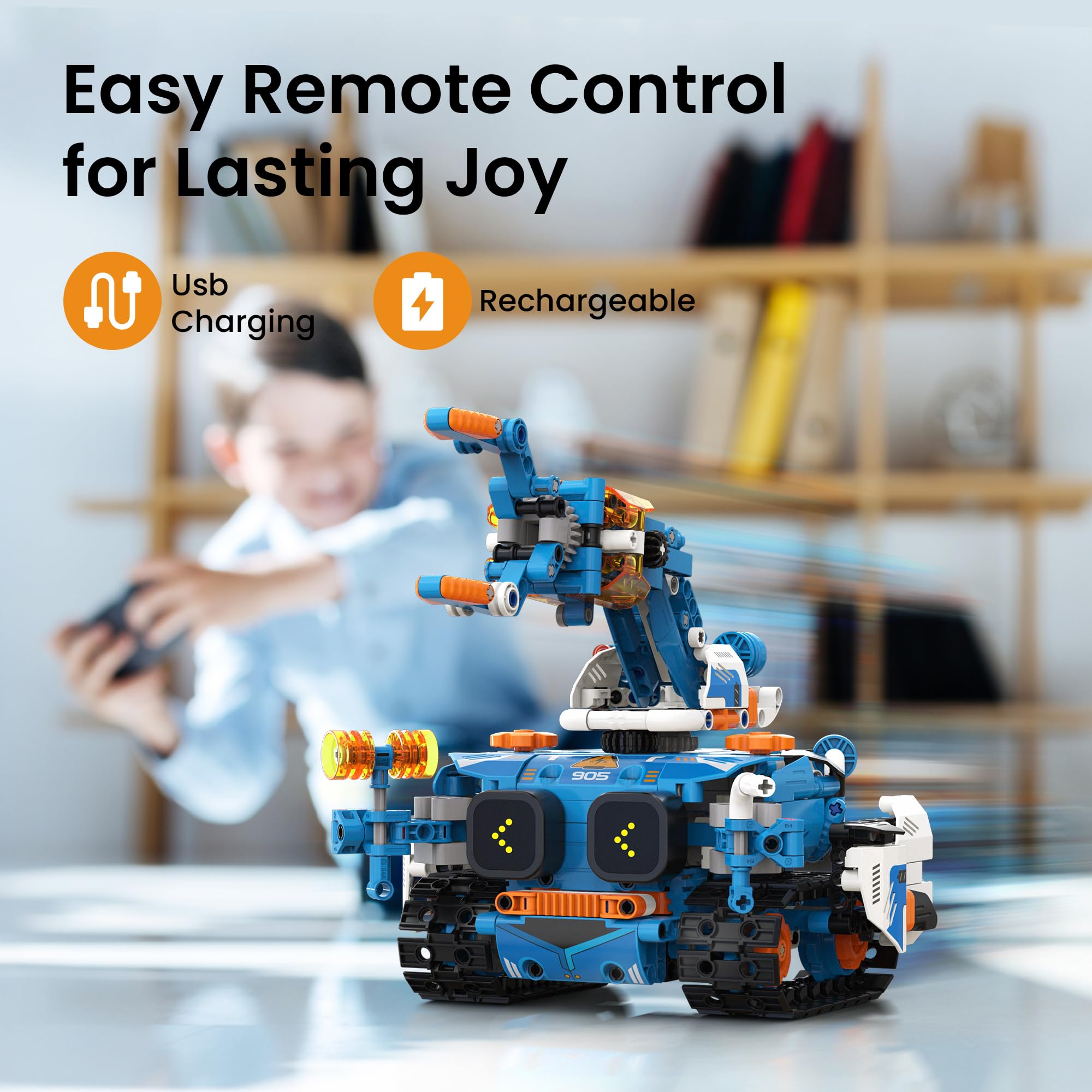 Sillbird Technic - Robot radiocomandato programmabile, regalo per bambini