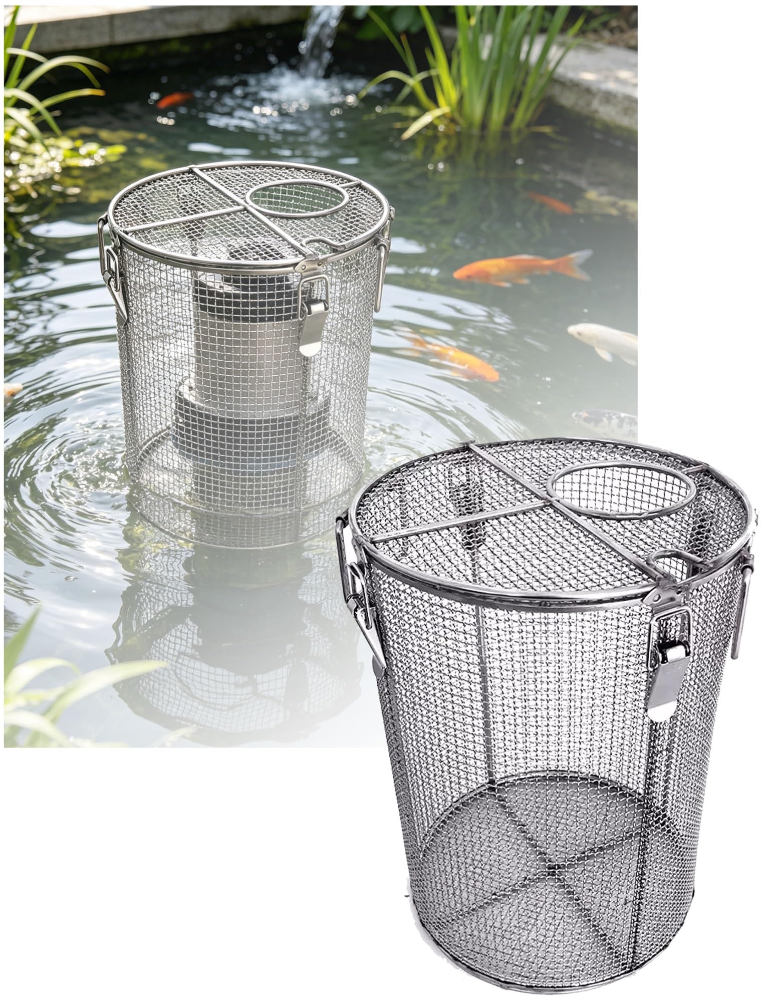 Protector de filtro de bomba de 5 mm para mantener tu estanque de peces limpio y seguro