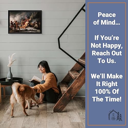 Vista 82 de Declaración de independencia de John Trumbull - Lienzo enmarcado para decoración de pared, lienzos de reproducción de pintura fina Impresión