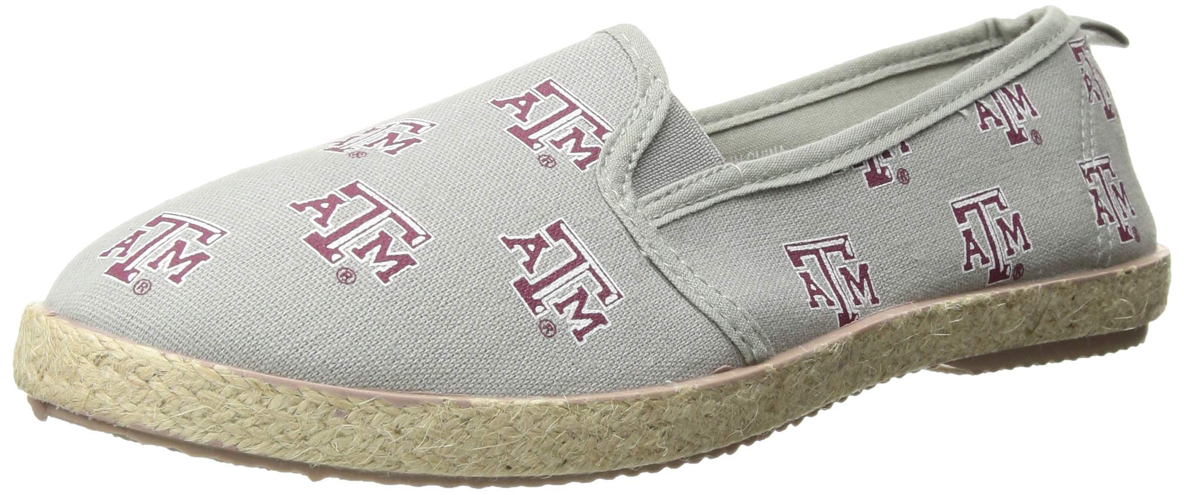 Texas A&M Espadrille Canvas Shoe - Womens Large