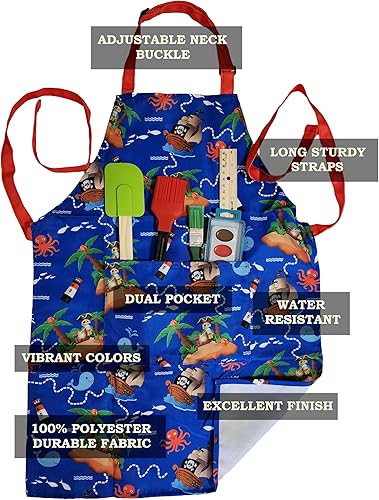 Miniatura 5 de Delantal para niños - cocina, jardinería, artista, pintura, limpieza, horneado, cerámica, chef, cocina, regalo para niños, niñas