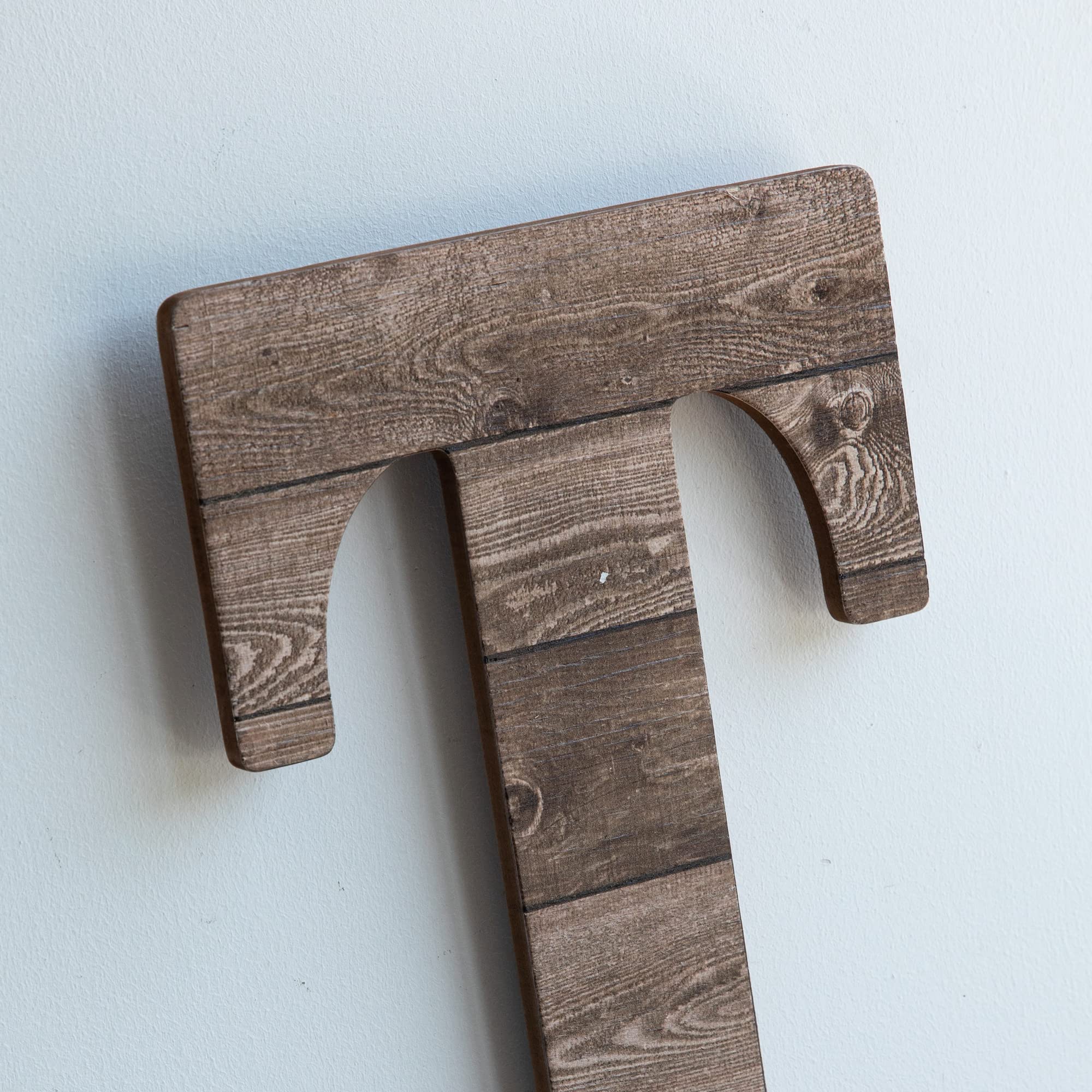 COLLECTIVE HOME - Letras de madera de 12 pulgadas para decoración de pared, letrero de pared rústico, letreros decorativos del alfabeto, número de casa, decoraciones para boda, cumpleaños, fiesta de