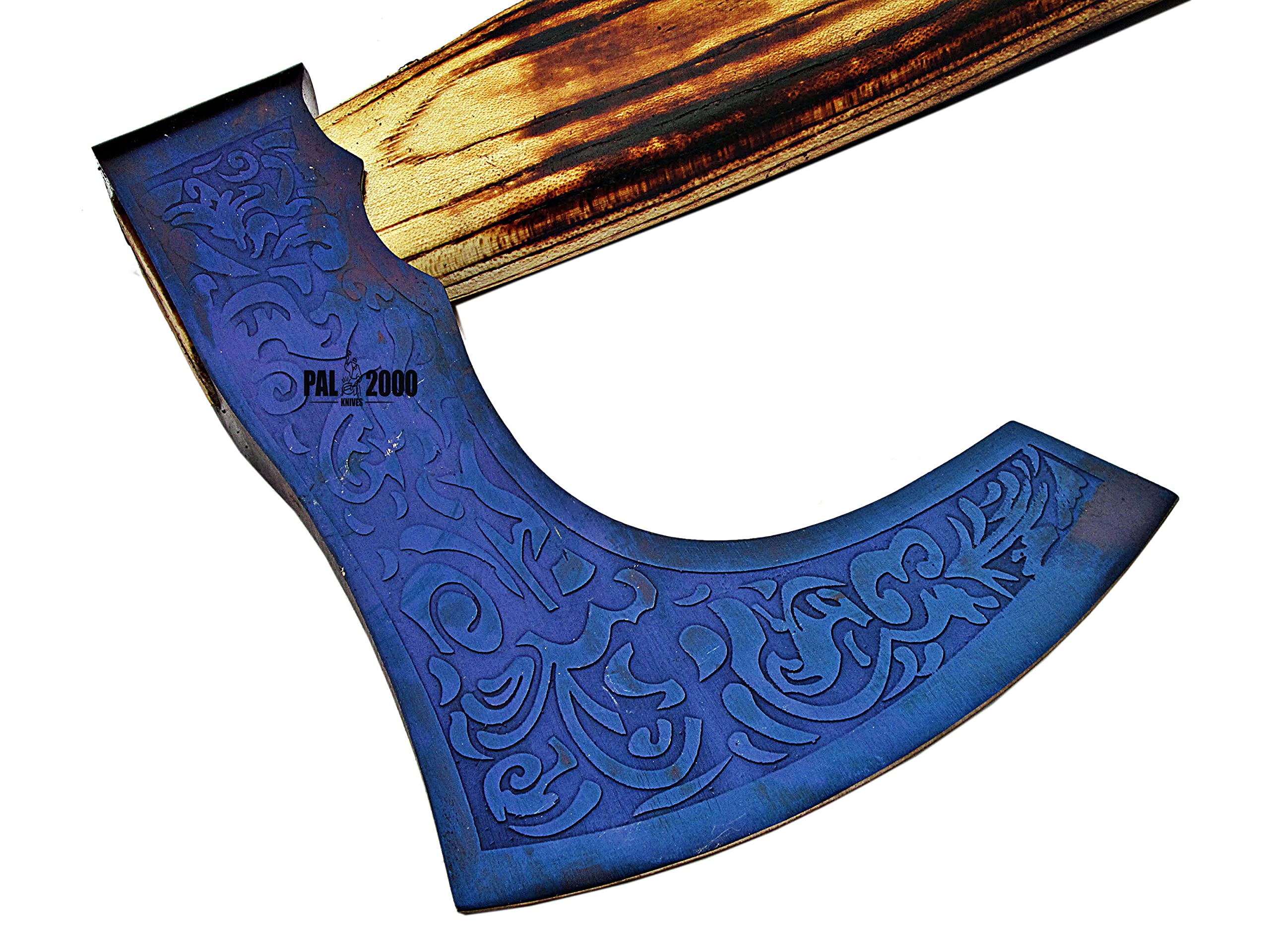 Hache Viking Double Tête Forgée à la Main - Acier Carbone