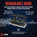 Poly Sync 20 USB-C Personal Portable Smart Speakerphone (Plantronics) – Long Battery Life – Noise/Echo Reduction -Works w/Teams (Certified), Zoom, PC, Mac, Mobile – Amazon Exclusive
