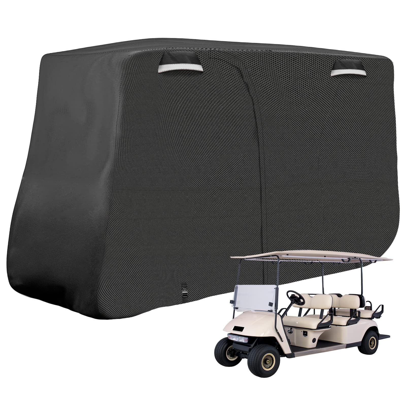 Buy SAPUBK All Weather Golf Cart Rain Cover with Doors for 6 & 8