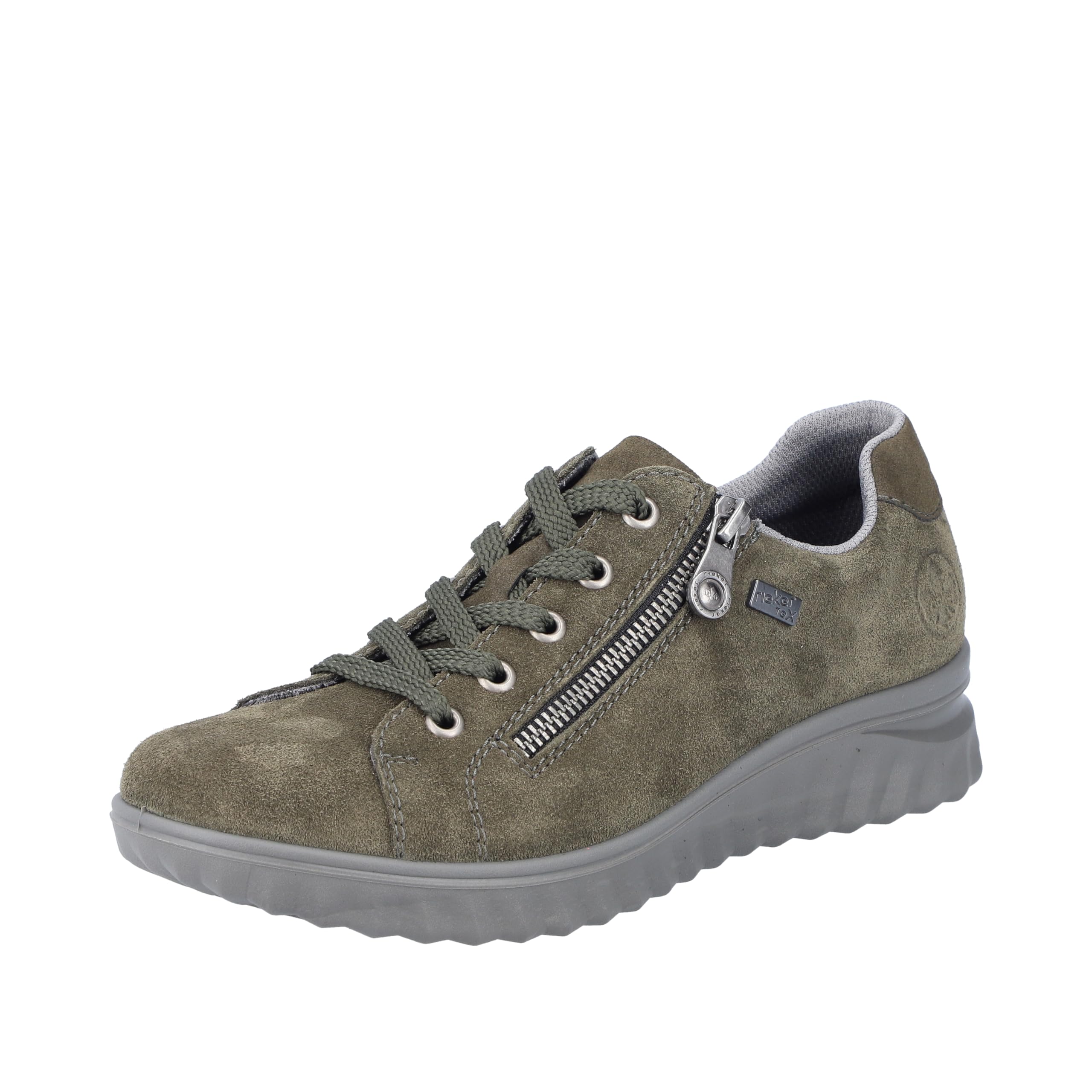 Rieker Women's 'Etta' Waterproof Shoes in Khaki | Size: 3.5