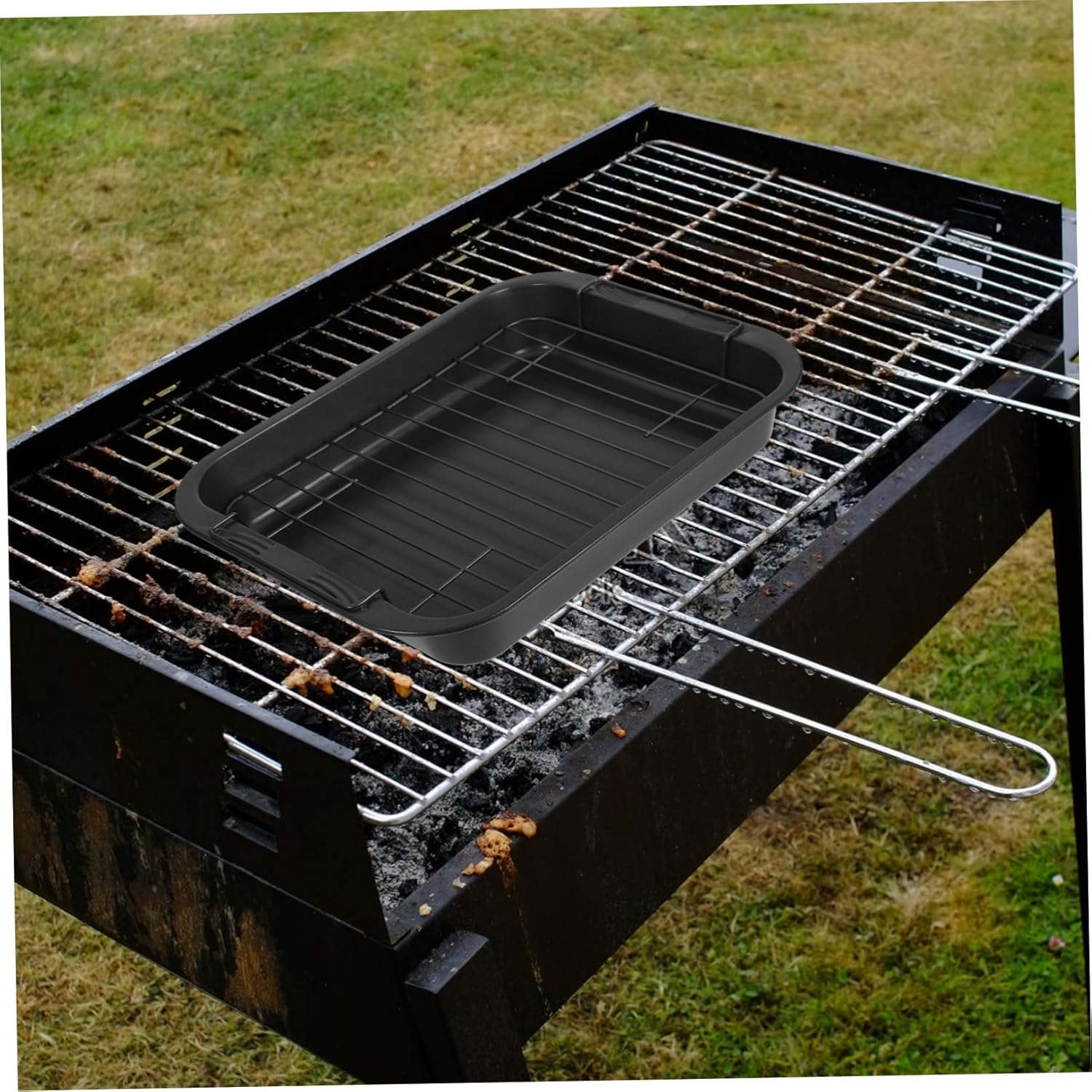 Carbon Steel Deep Baking Rectangle Cake Pan Non Stick Baking Mold for Cookies Roasting Easy to Store