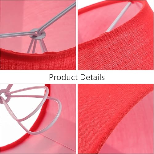 Miniatura 8 de Pantallas de lámpara, pantalla de tela de repuesto con clip, pantalla de luz de pared, cubierta de luz para dormitorio, sala de estar, cocina,