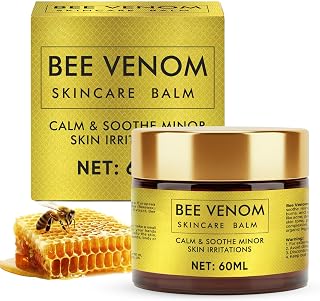 Bee Venom Skin Treatment Cream, Natural Face Lifting and Firming, Reduces Skin Blemishes, Gentle and Non-Irritating for All Skin Types,60ml