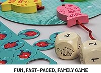 Vista 2 de Chalk and Chuckles Beware of The Shark - Divertido juego familiar para niños y niñas de 6 años en adelante, pensamiento rápido, juego de enfoque