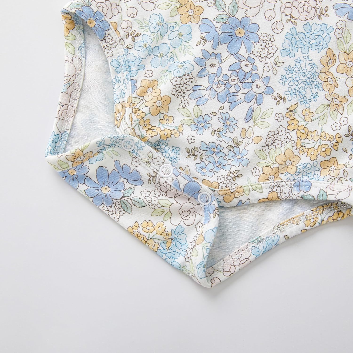 pureborn Baby Romper Bodysuits 2-Pack Unisex Soft Cotton One-Piece Outfit for Infant Boys Girls 0-24 Months - Image 6