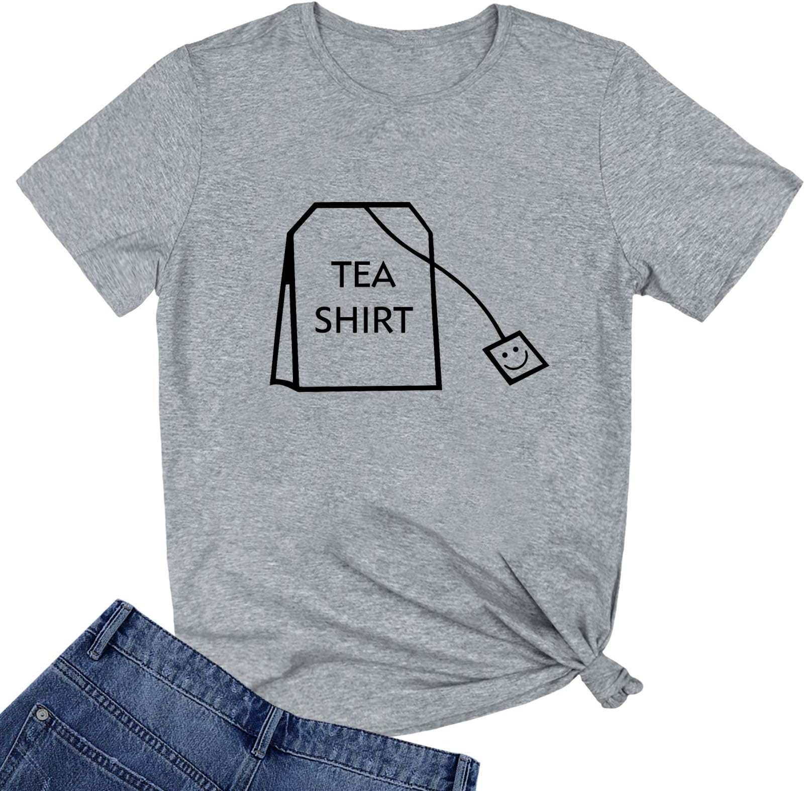 Teen Girl Funny T Shirts Women Cute Tops Junior Graphic Tee