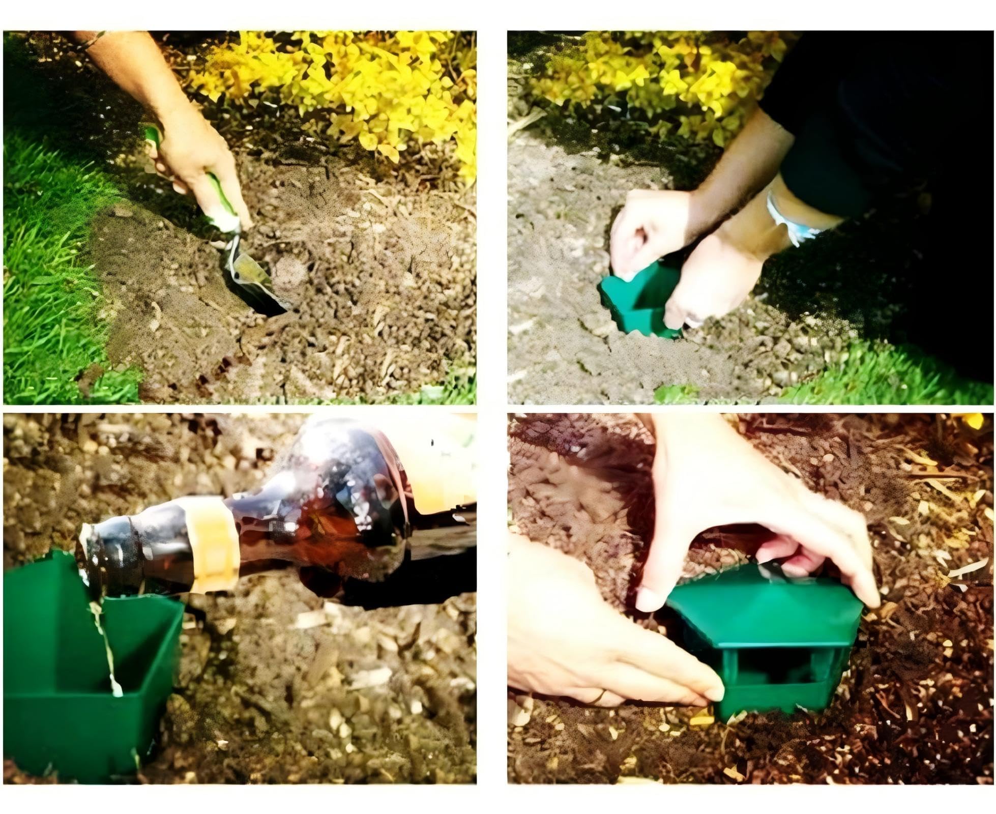 Set di 6 trappole riutilizzabili per lumache da giardino, trappola per lumache con birra, efficaci contro le lumache, sicure e pulite, per acquari, confezione da 6