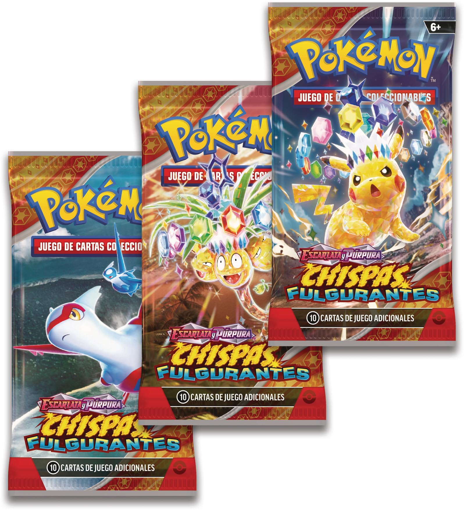 Pokémon Escarlata y Púrpura-Chispas Fulgurantes Juego de Cartas  Coleccionables Trading Card Game, Multi-Colour : Amazon.sg: Toys