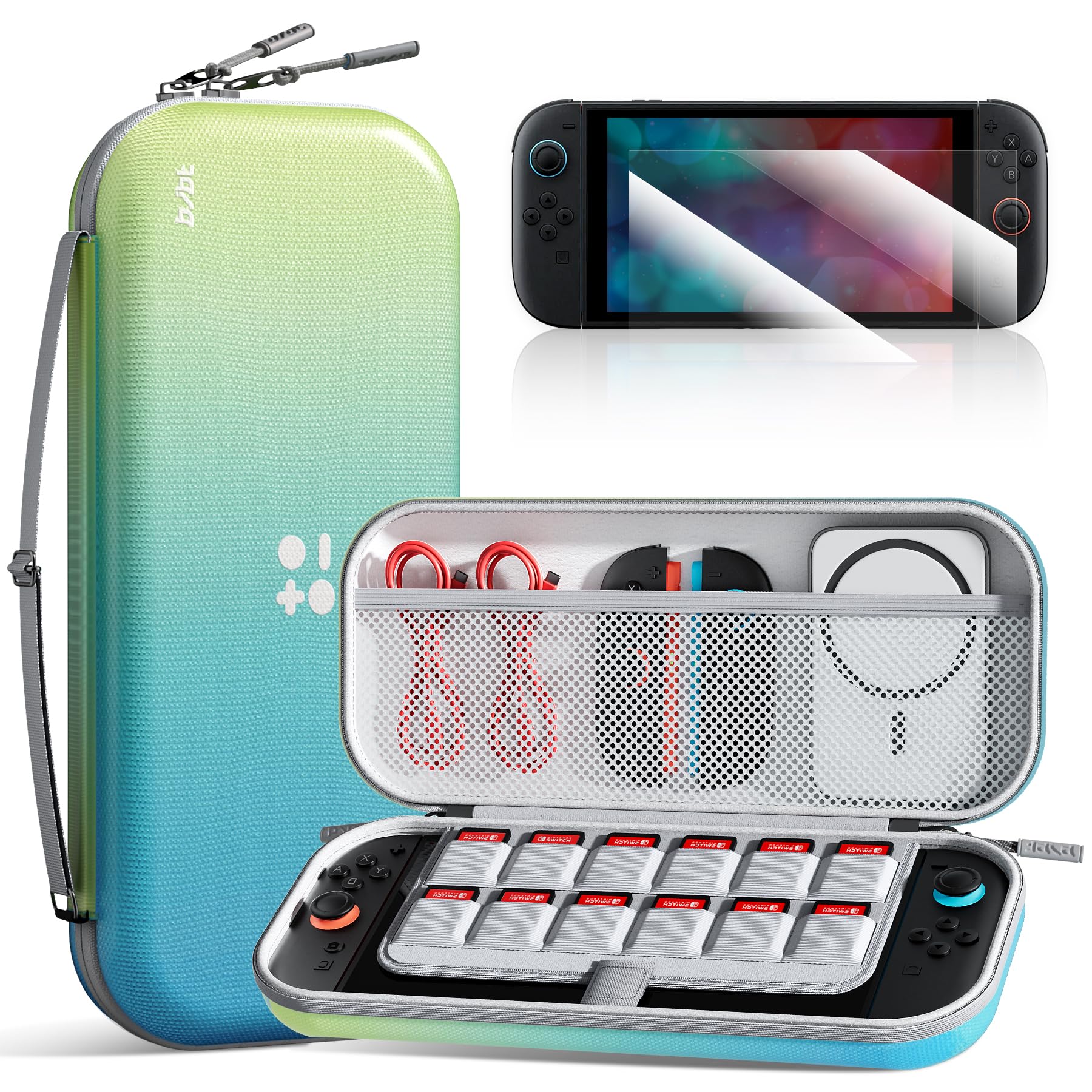 Nintendo Switch2 Carrying Case, Green