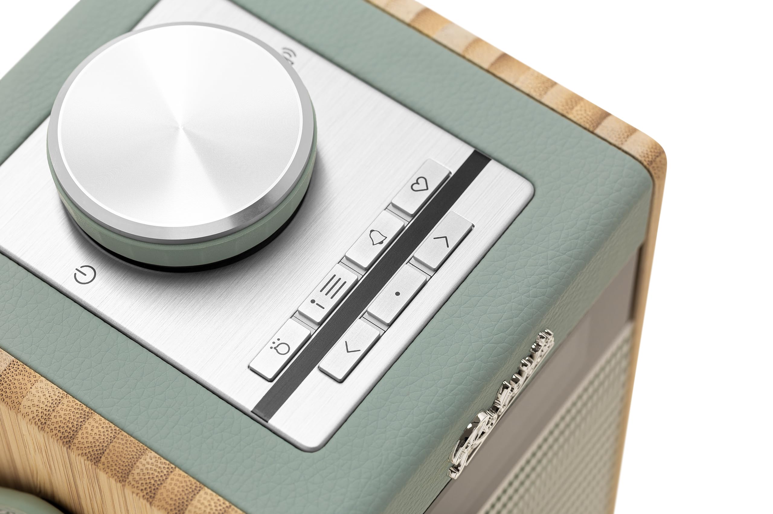 Rambler Midi Retro-Radiowecker, tragbar, Dab+/FM/Bluetooth, Himmelblau