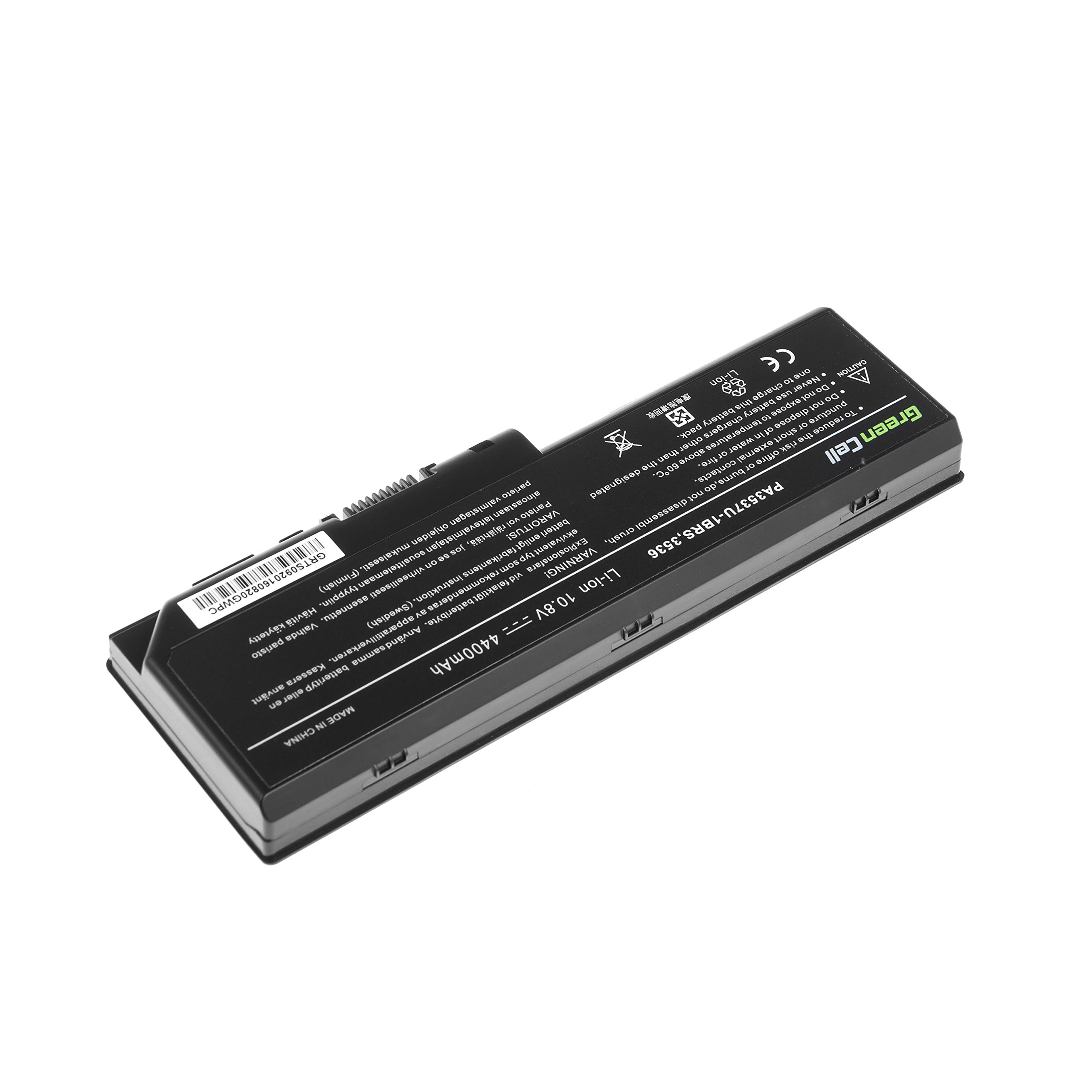 Green Cell Batterie Toshiba PA3536U-1BRS PA3536U-1BAS PA3537U-1BRS PABAS100 pour Toshiba Satellite L350 L355 P200 P300 P300D X200 L350-16L L350-16M L350-22Q L350-S1701 L350-ST3701 L355-S7811
