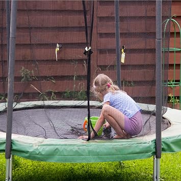 Trampoline Pole Covers 1.26 inch Diameter Replacement, Trampoline Pole Foam Sleeves,38''Length, Protective Tube, Black, Set of 12