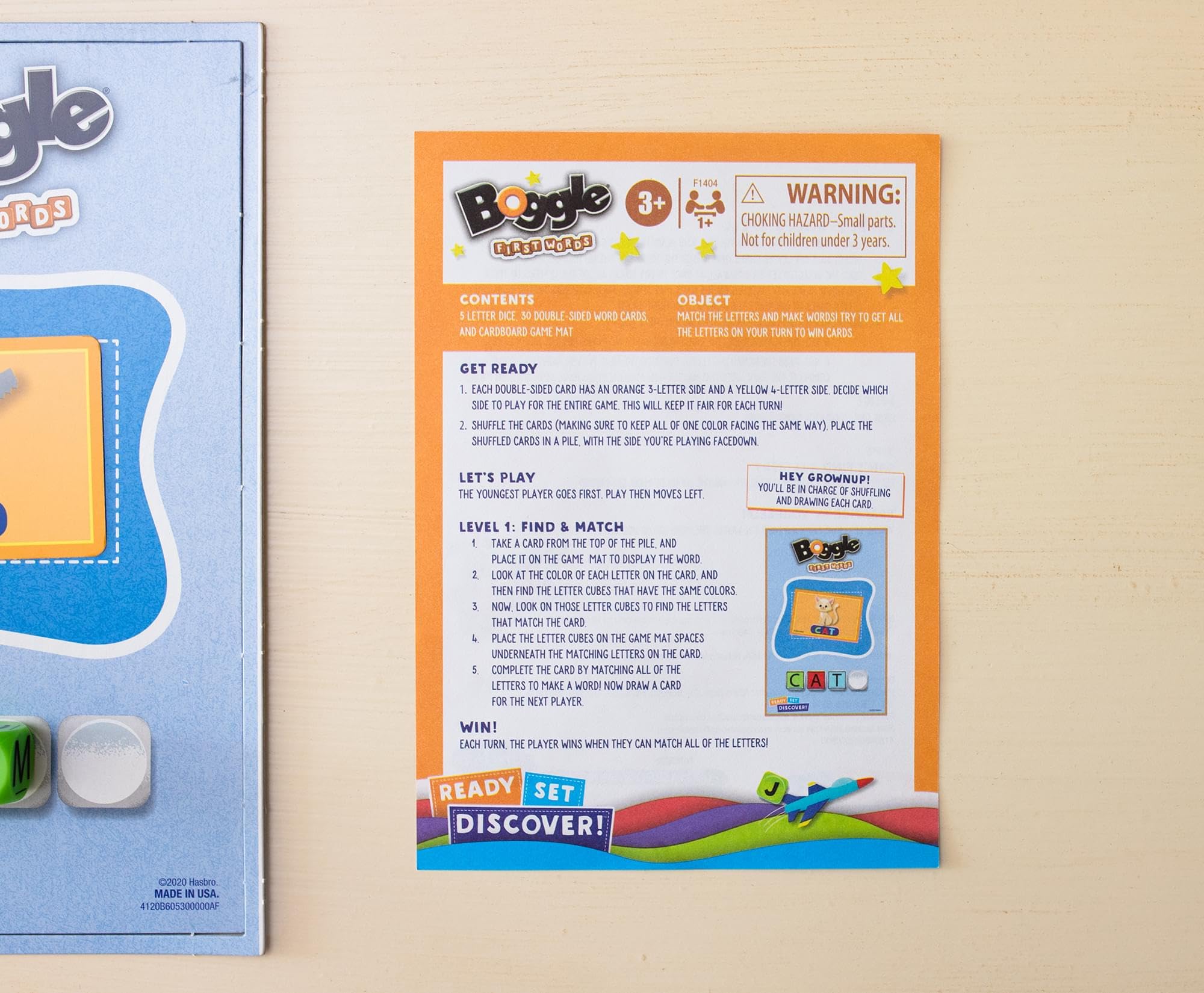 Boggle First Words Kid's Matching Card Game - Image 5