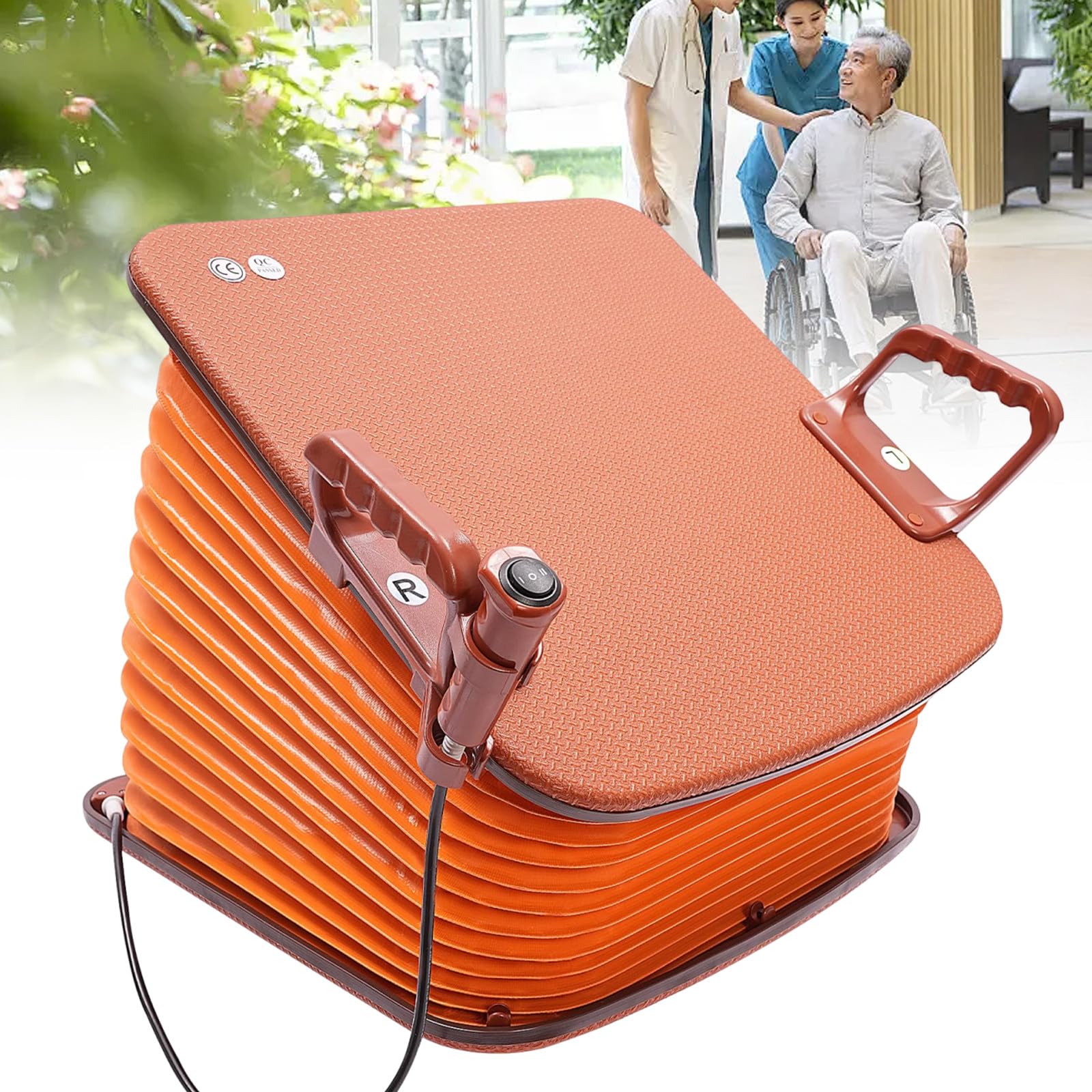 Sunseota Portable Electric Lift Cushion for Seat, Electric Chair Lift Cushion, Chair Lift Assist Device for Seniors, Supports up to 220 lbs, Lifting Angle up to 35° Lithiumbattery