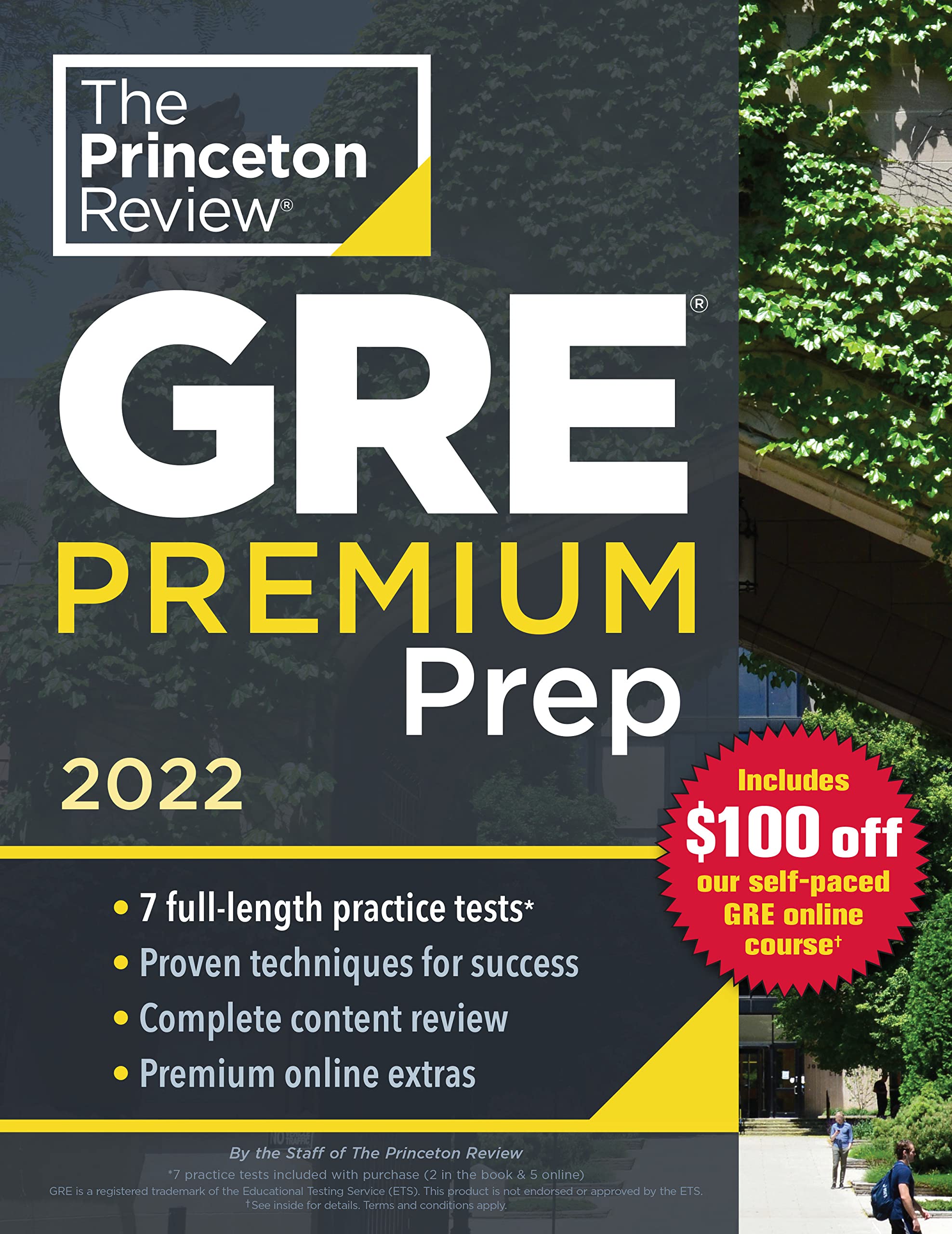 Princeton review gre premium prep, 2022: 7 practice tests + review &  techniques + online tools (2022) (graduate school test preparation) : the  princeton review: amazon.de: bücher
