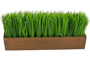 4' Tall Artificial Grass Plant in Decorative Planter
