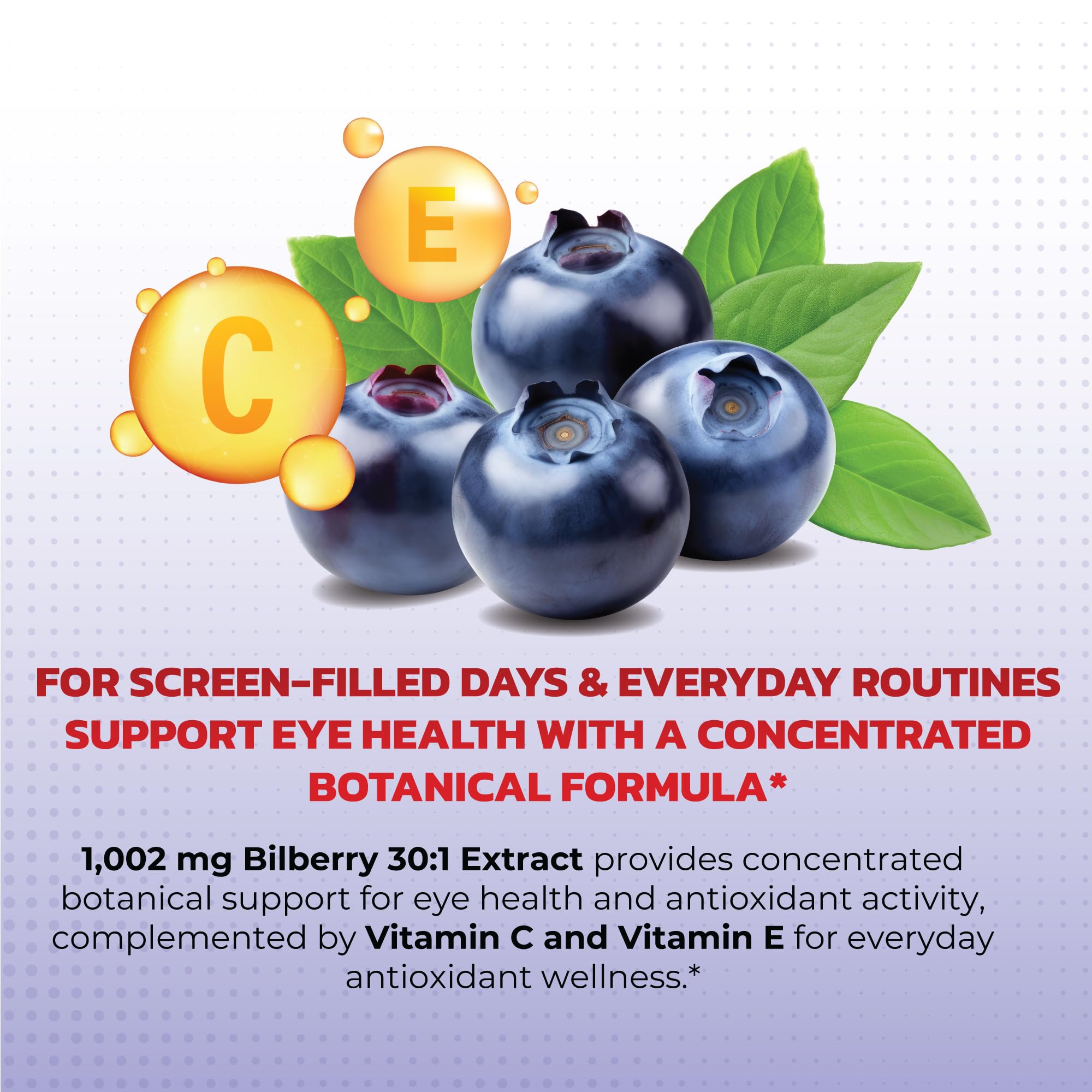 12in1 Bilberry 1578mg with Eyebright & Resveratrol for Eye Health, 150 Caps — Amazon image 2