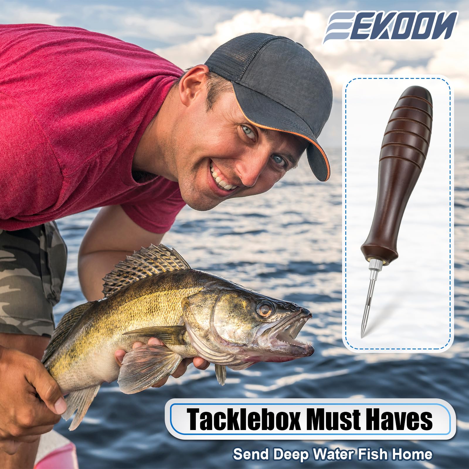 Feekoon Fish Venting Tool, Venting Kit For Deep Sea Fish