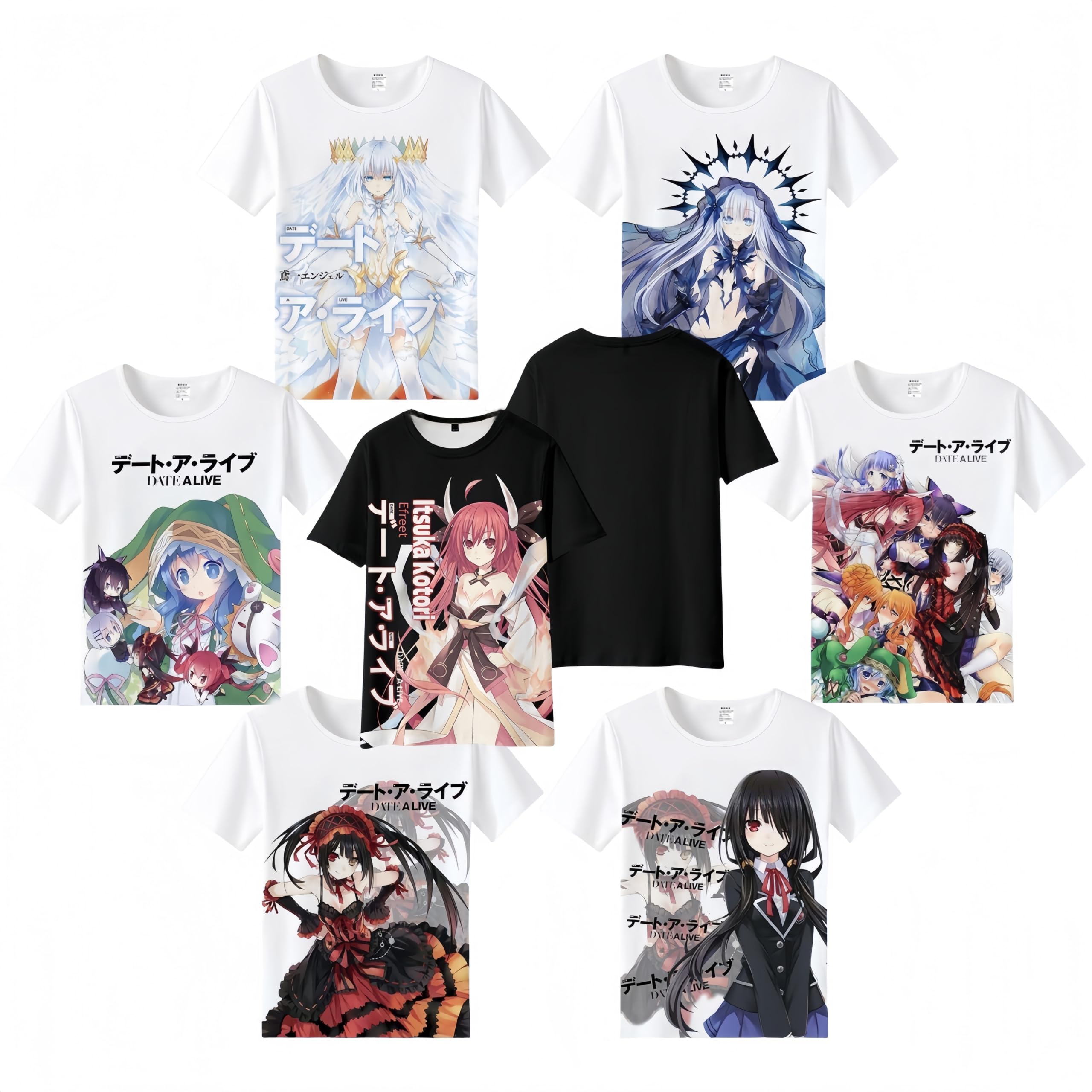 Amazon.co.jp: VKLGGOPL デート・ア・ライブ Tシャツ 半袖 インナー