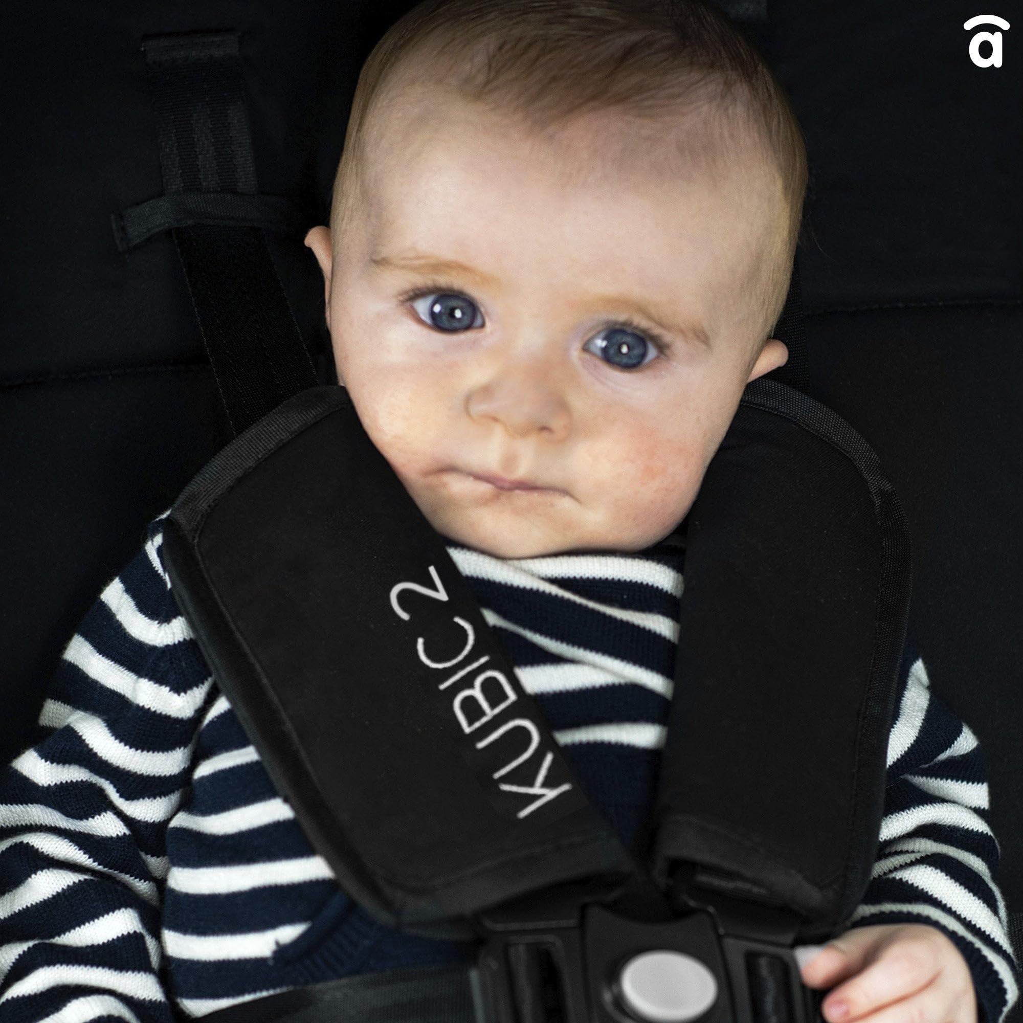 Asalvo KUBIC 2 Silla de paseo, Carrito Bebé, Ligera, Compacta, Plegado con una Mano, Ruedas Grandes, Amortiguación, Reclinable, Apta Cabina, SPF50+, Asa Trolley, Carga máxima 23 kg, Negro