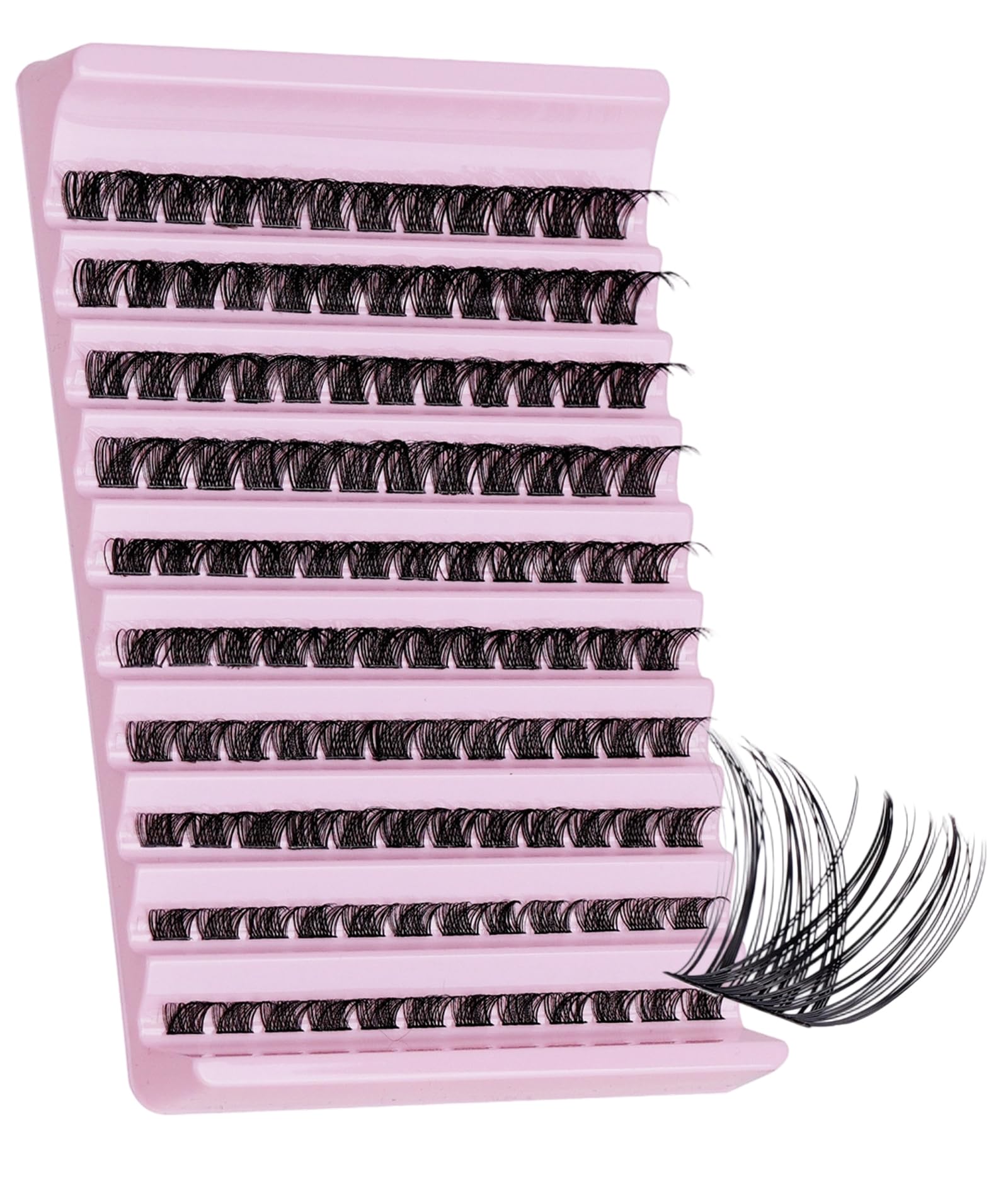 160 PCS Eye Lashes for Women, Natural Look False Eyelashes, Easy to Apply Cluster Lashes, Synthetic Fiber Eyelash Extension Kit for Daily Makeup and Special Occasions-picture-34