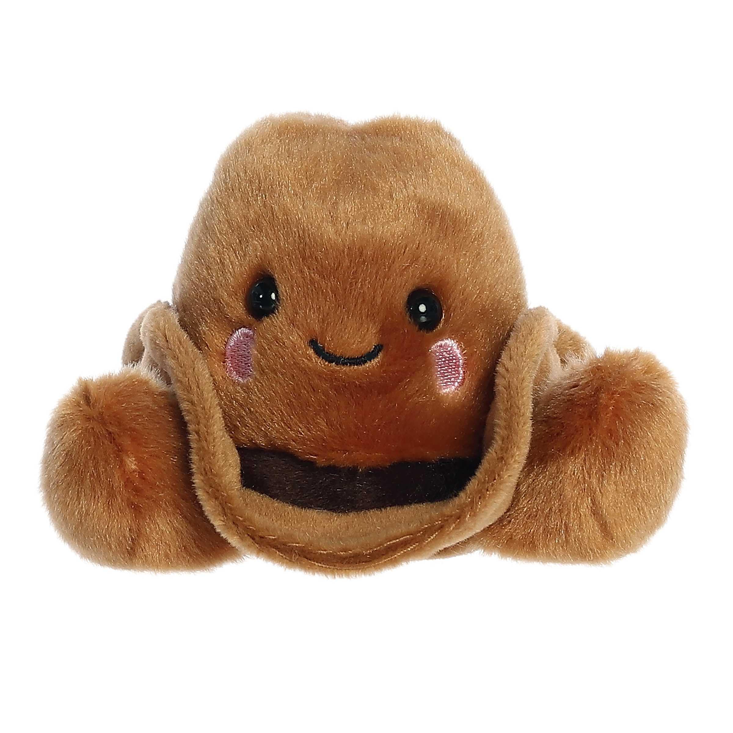 Aurora(r) Adorable Palm Pals(tm) Orville Cowboy Hat(tm) Stuffed Animal - Pocket-Sized Play - Collectable Fun - Brown 5 Inches