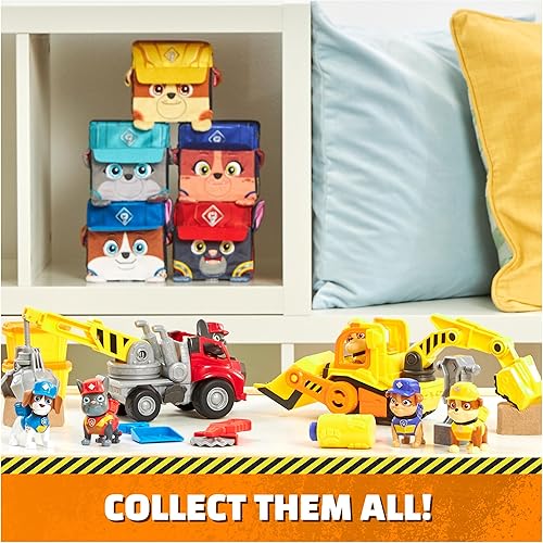Miniatura 7 de Rubble & Crew, Rubble's Bulldozer - Camión de juguete con piezas móviles y una figura de acción coleccionable, juguetes para niños a partir de 3 años