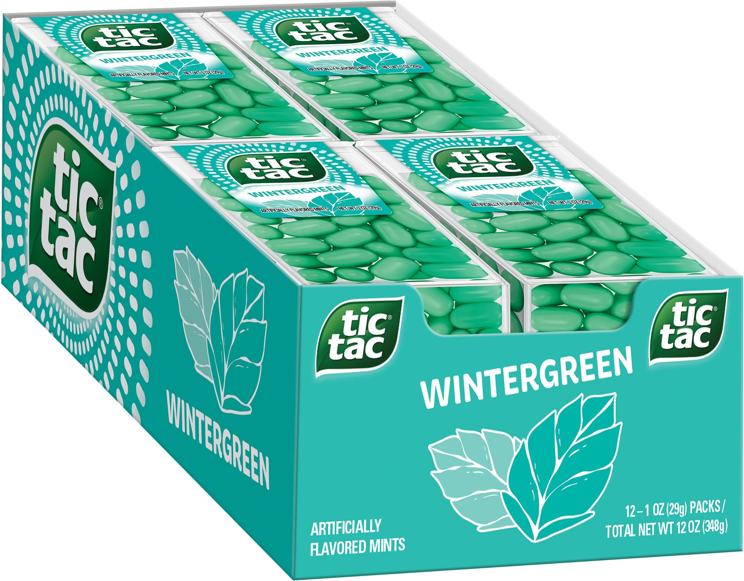 Mints, Wintergreen, 1 Oz, 12 Count