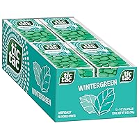 Vista 1 de Tic Tac Pastillas de Menta Wintergreen para el Aliento, Paquete a Granel de 12, Refrescante Para Llevar, 1 Oz Cada Una
