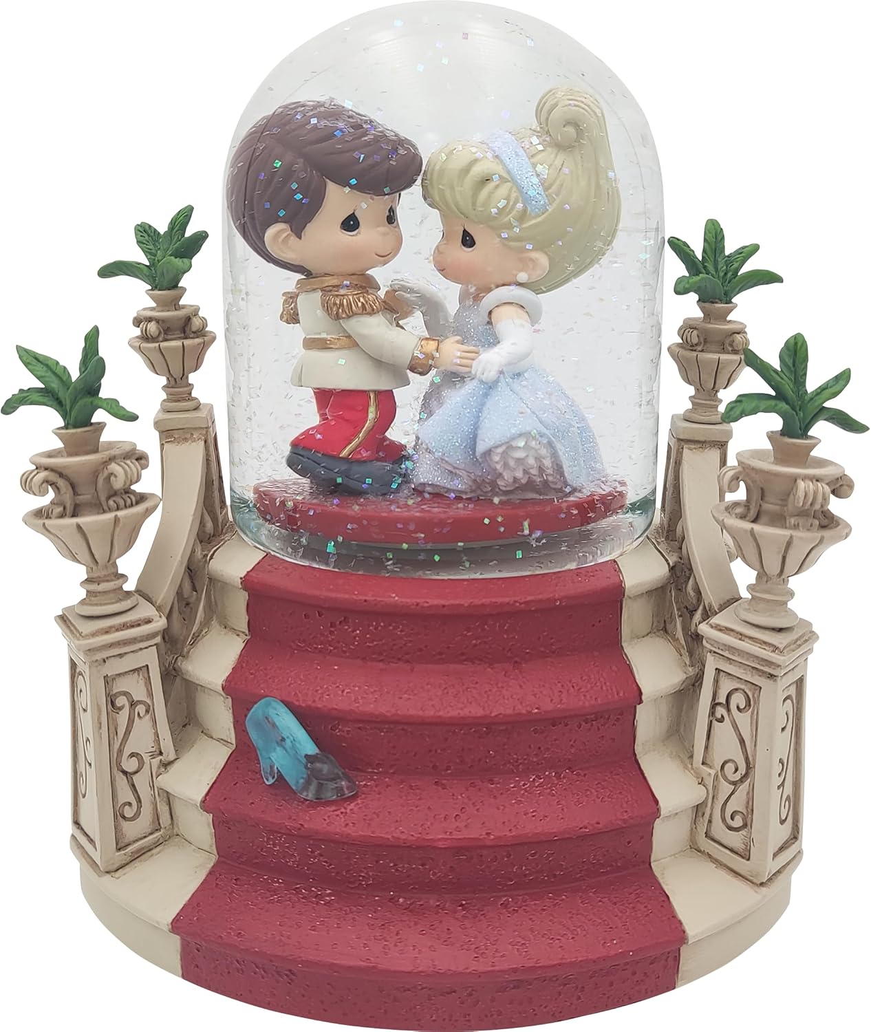 Precious Moments 251706 Dancing Into Forever Disney Cinderella Resin/Glass Musical Snow Globe