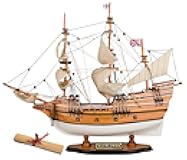 SAILINGSTORY Wooden Model Ship Mayflower 1/60 Scale Replica Sailing Ship Model Sailboat Decor
