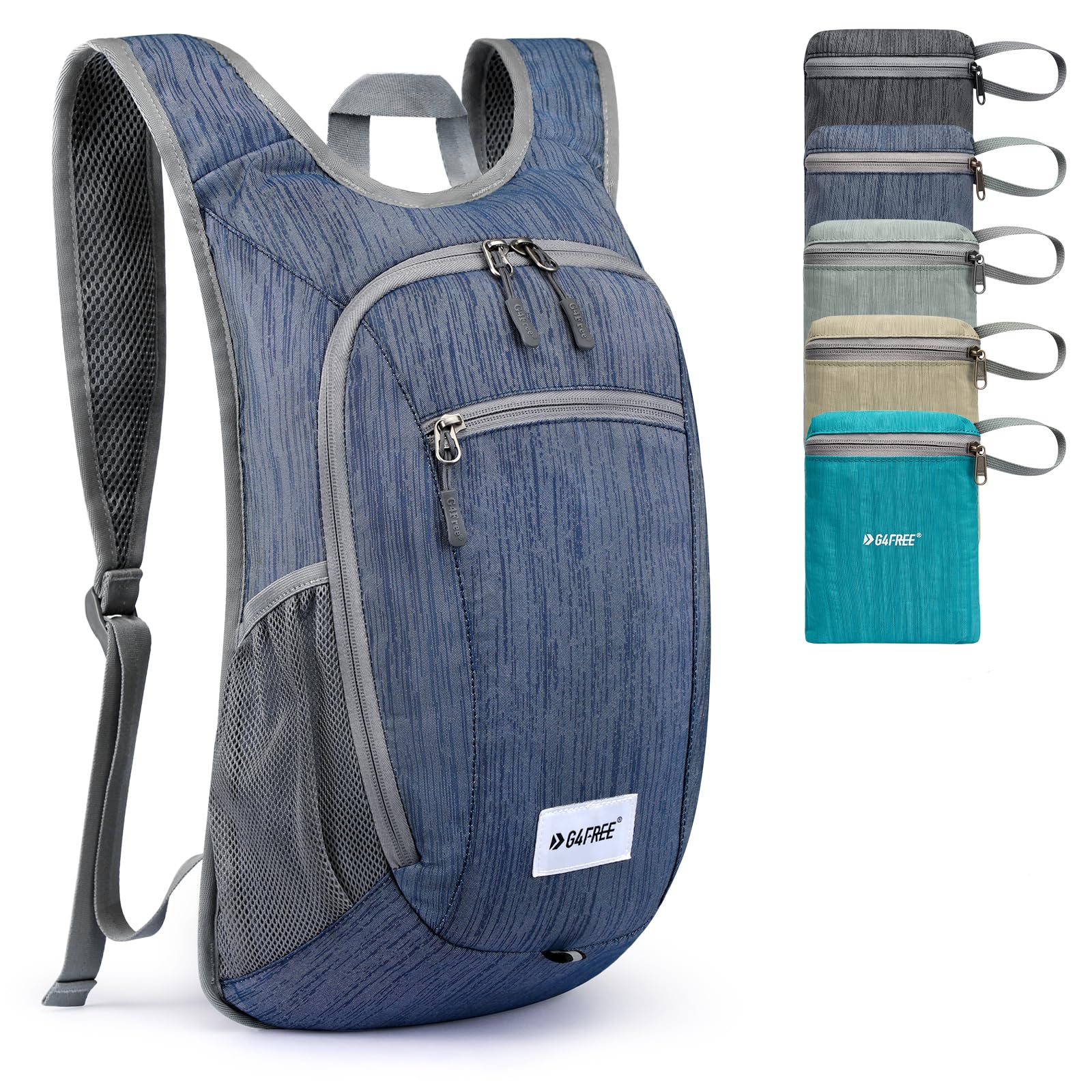 G4Free10L/15L Hiking Backpack Lightweight Packable Hiking Daypack Small Travel Outdoor Foldable Shoulder BagOEKO-TEX STANDARD 100