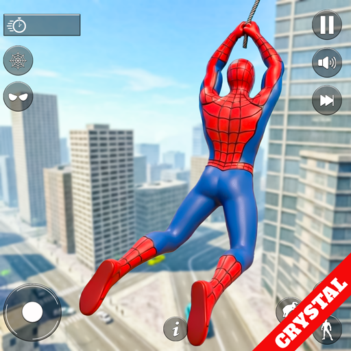 Rope Hero Black: Open City Crime Game Premium