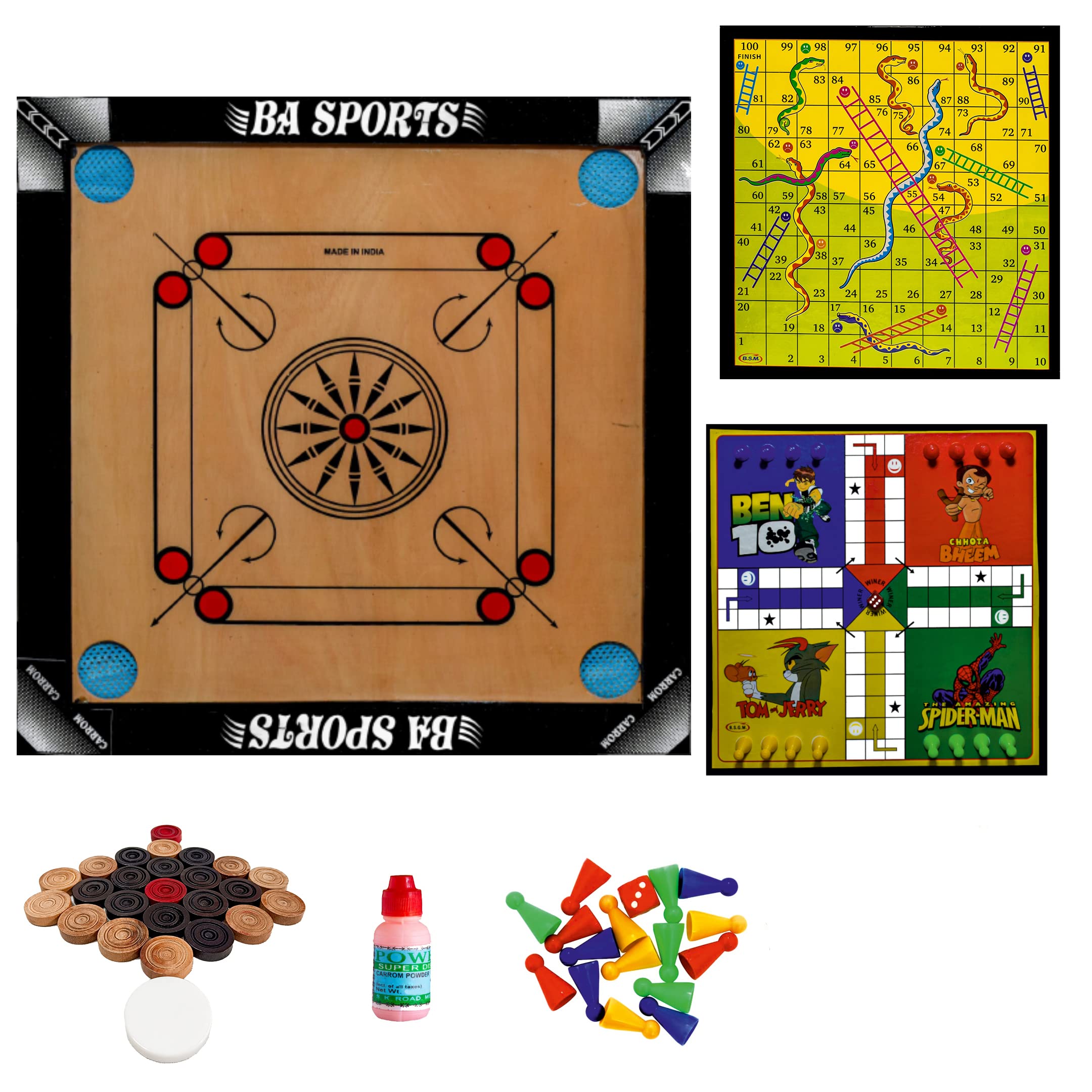 Carrom Board (Small Carrom with Ludo-Snake) (B0BPLZBDMH) Amazon Price History, Amazon Price Tracker