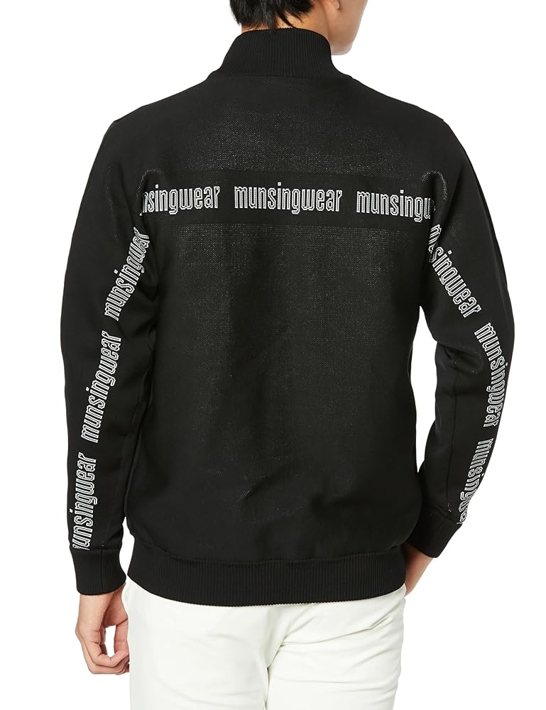 新品マンシングウェアセーターゴルフENVOY前開き フルジップ防風裏地L