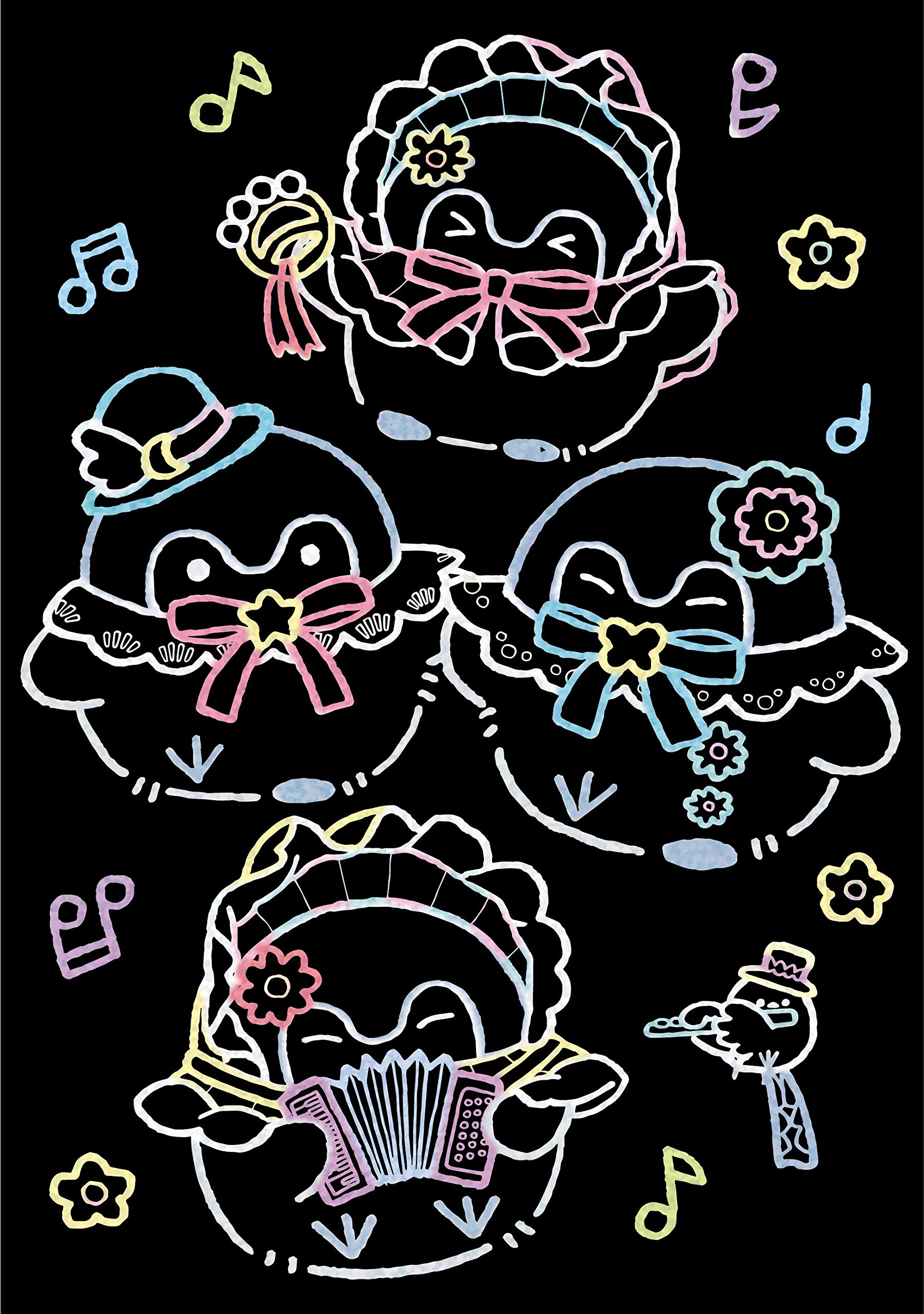 コウペンちゃん スクラッチアート バラエティ キャラぱふぇ編集部 るるてあ るるてあ 配送料無料