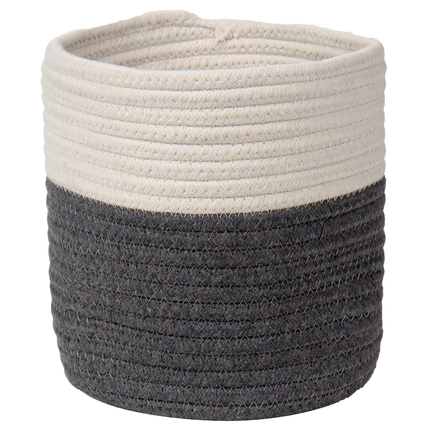 Cache-pot En Corde De Coton Tissé – 3 Tailles (15, 20, 25 Cm), Panier Déco Pour Plantes, Jouets, Rangement - 10