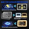 Lámpara LED para faro de motocicleta de 4x6 pulgadas Alta/Baja compatible con faros Honda XR250 XR250L XR650L XR650R, para off-road, blanco 6000, aprobado DOT haz alto/bajo, plug and play, paquete de 2 3
